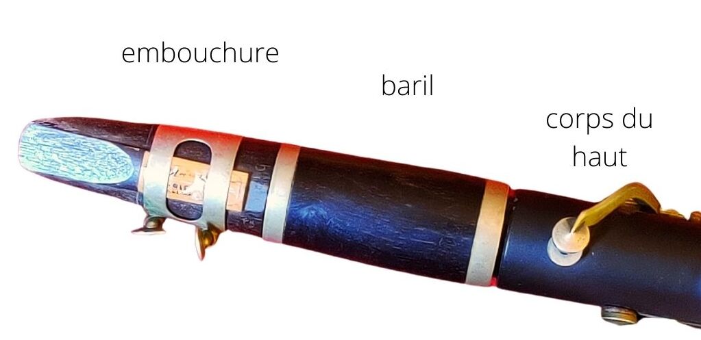 Structure de la clarinette basse